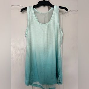 NWT CALIA by Carrie Underwood Everyday Tank Blue Ombré Striped, XL